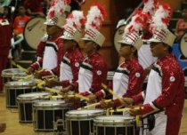 Marching Band Gema Citra Telkom in action with their Revolution Series Drums