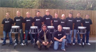 Kidsgrove Scouts Drumline at Premier HQ